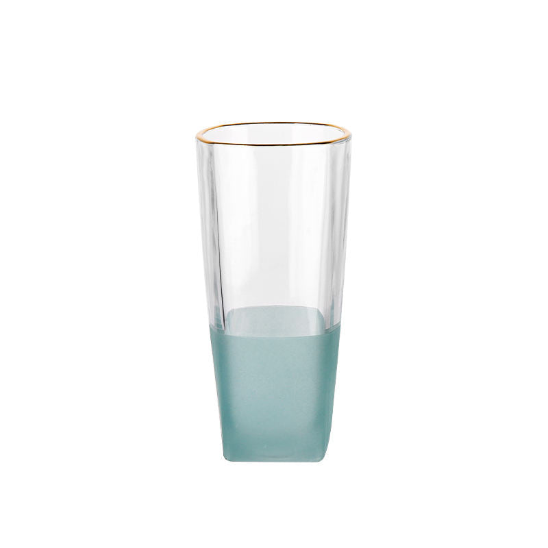 9 Oz Glas Kop med Guldkant – Enkelt Lag